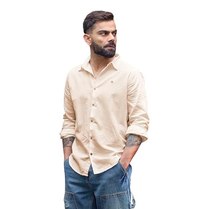 Brown Lenin Shirt For Boy’s With Premium Cotton